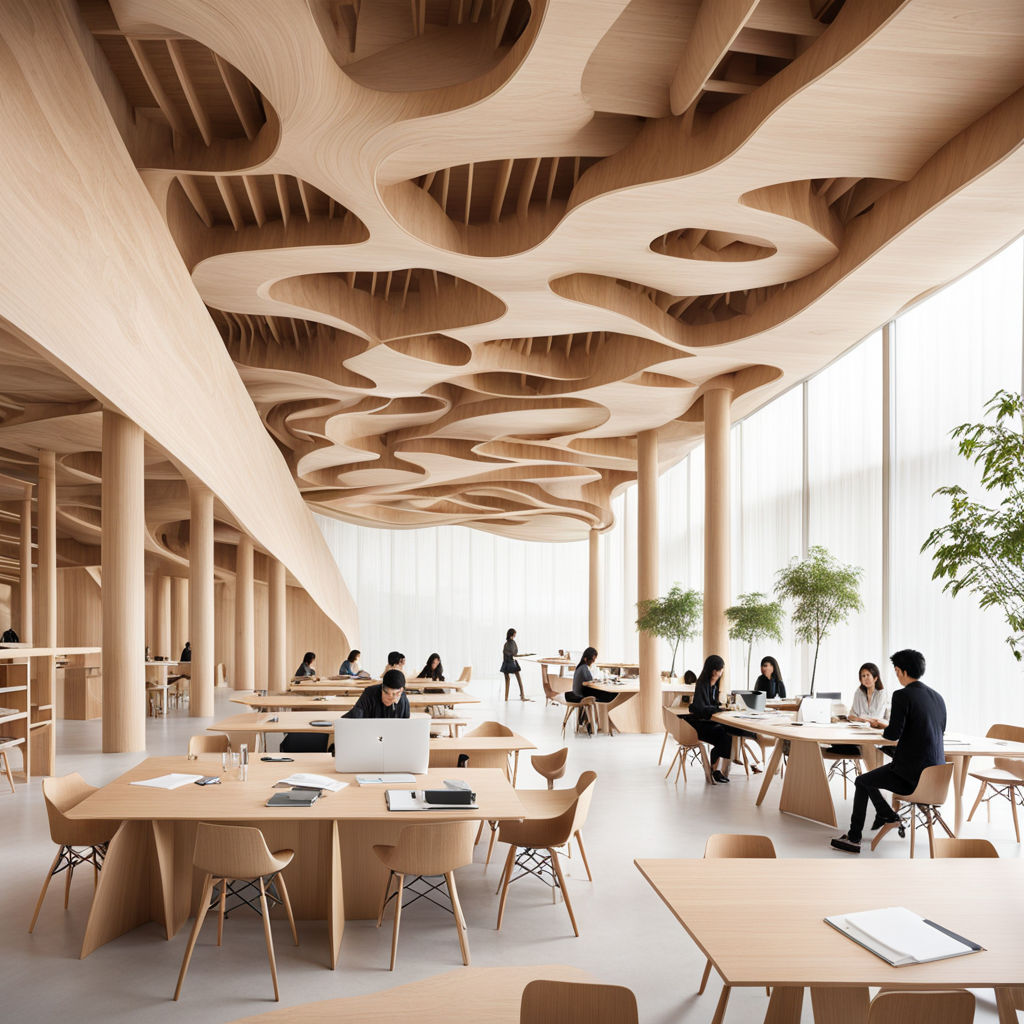 Design the interior of the architecture studio for 30 studen... by