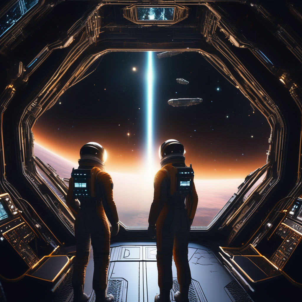 Imagine the deep void of space by dli playground