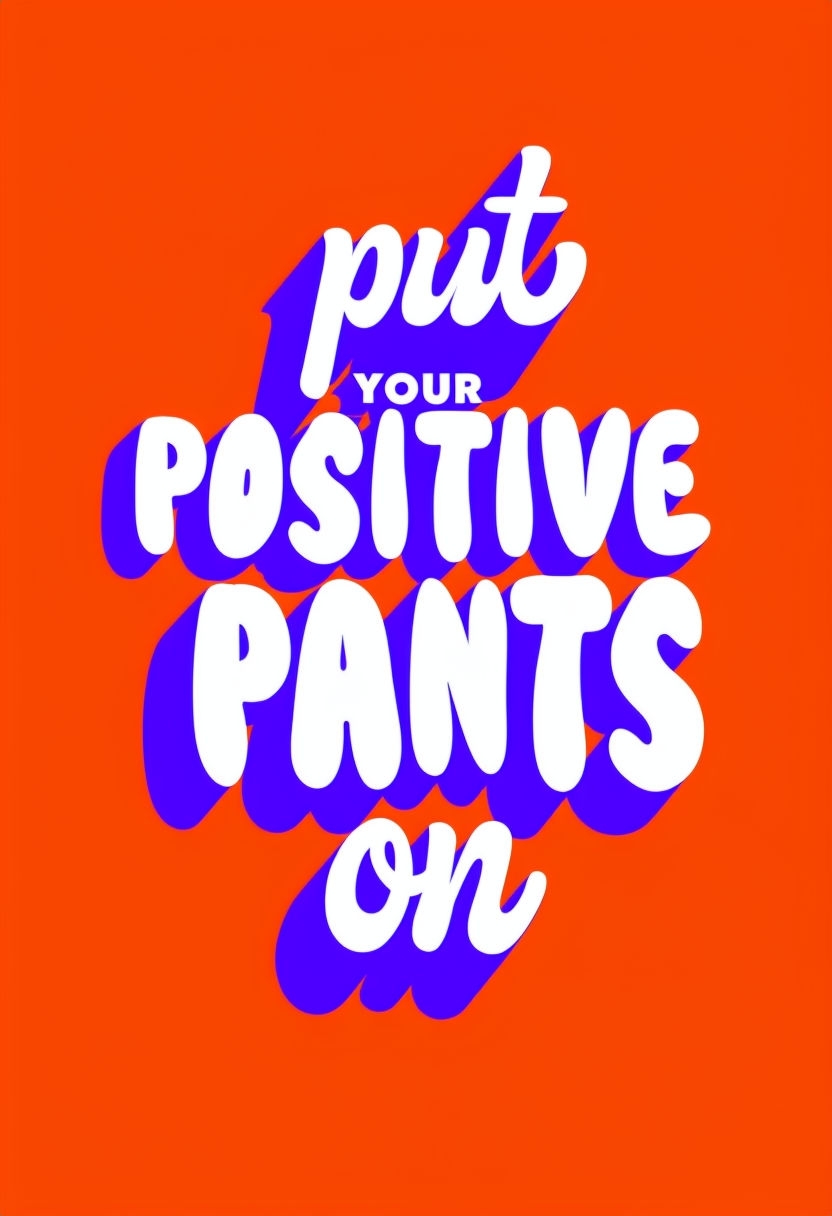 Put Your Positive Pants On Motivational T-Shirt