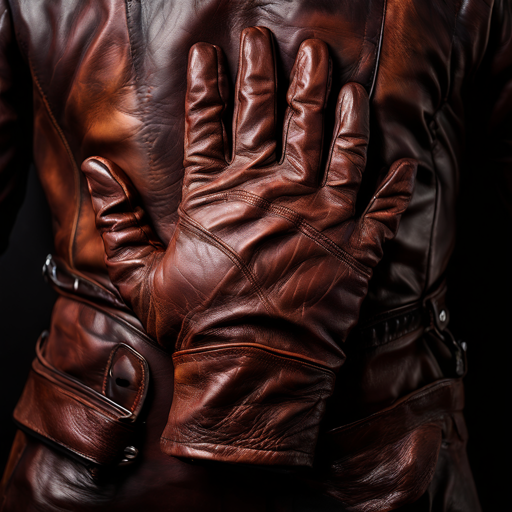 Leather glove texture back by Blacksky Radio - Playground