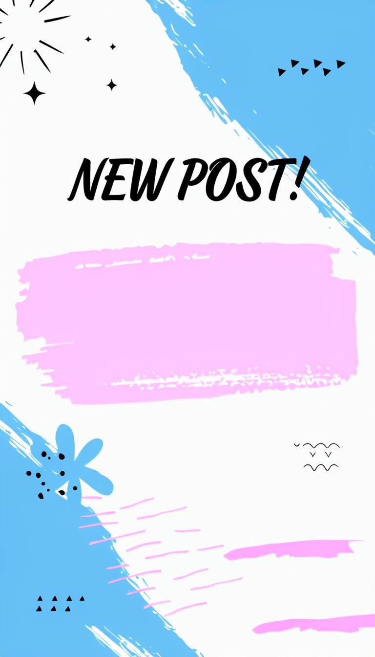 Modern Minimalist New Post Promotional Graphic Social Media Post