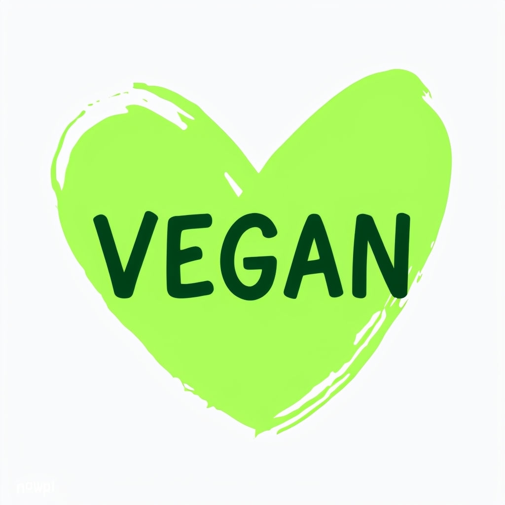 Bold Lime Green Vegan Heart Graphic T-Shirt