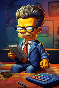 Bart Simpson clad in a tailored suit by JEFFERSON JAVIER GUTIERREZ ...