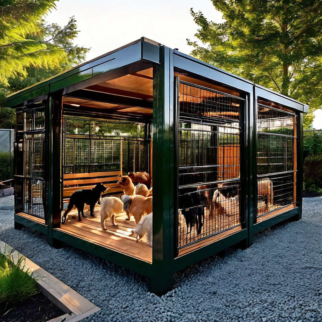 Dog shelter kennel design best sale