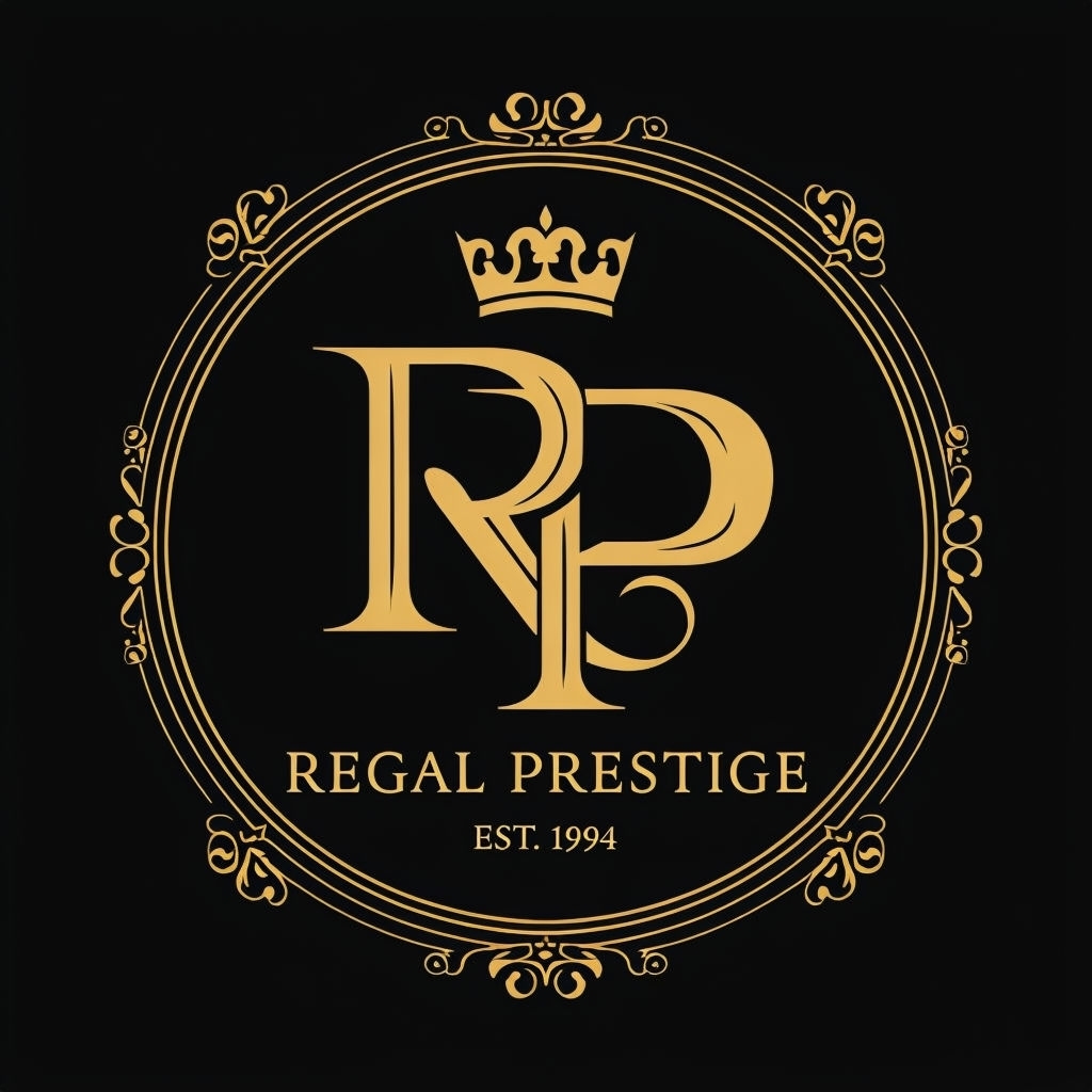 Luxurious Regal Prestige Interwoven Monogram Logo Design Monogram
