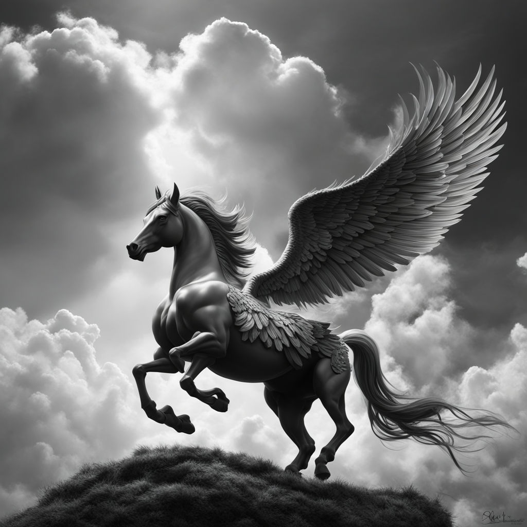 Pegasus from Greek mythology by billytattoo__ Playground