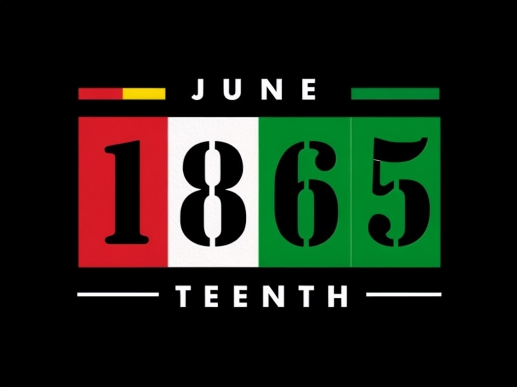 Modern Juneteenth Graphic Design Art for Hat