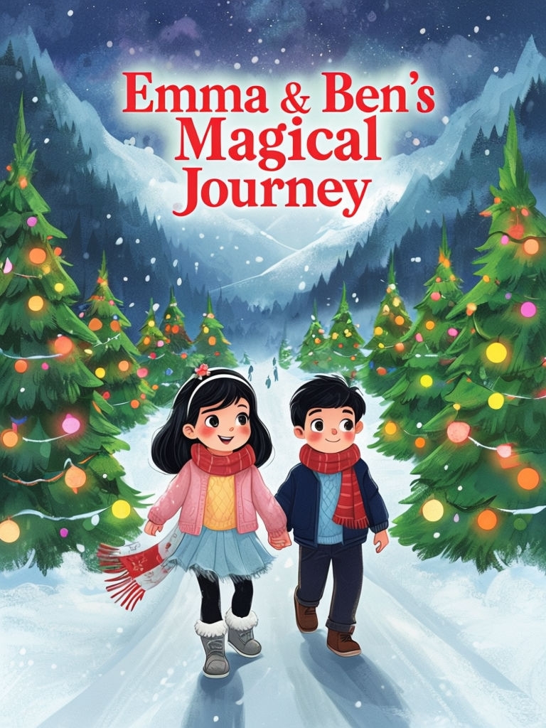 Emma & Ben's Magical Winter Journey Illustrated EBook Cover