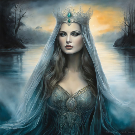 Lady of Lake Viviane emerges as The Mists of Avalon by Michele Presby ...