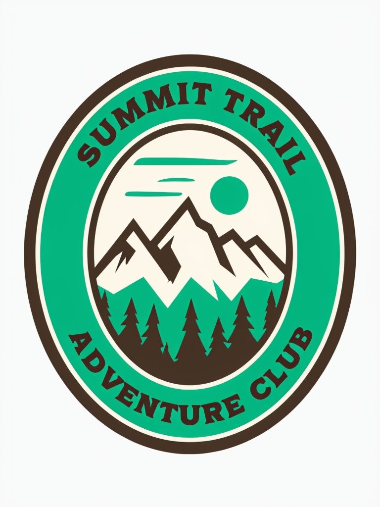 Retro Adventure Club Summit Trail Logo T-Shirt