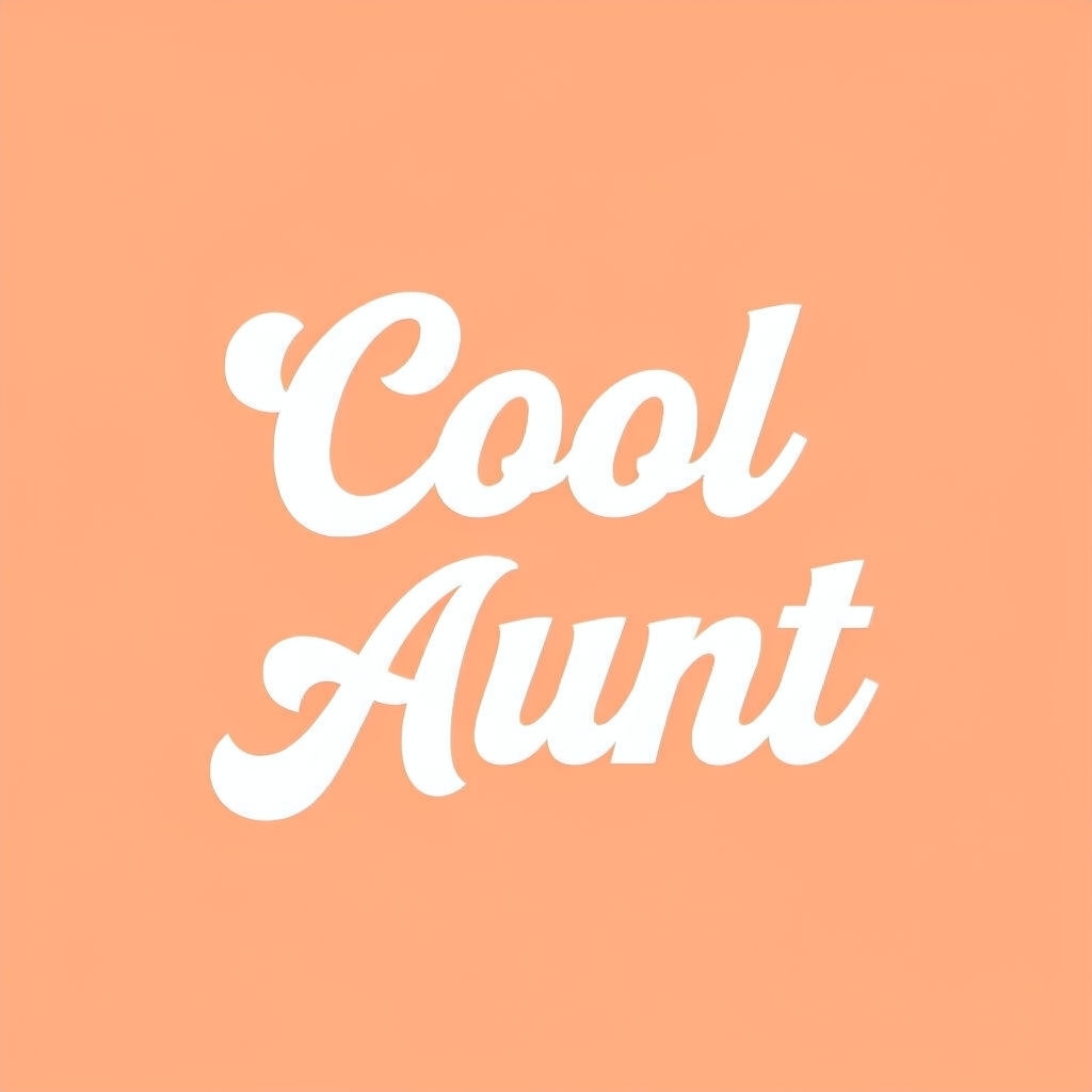 Cool Aunt Minimalist Typography Design for Hat Category