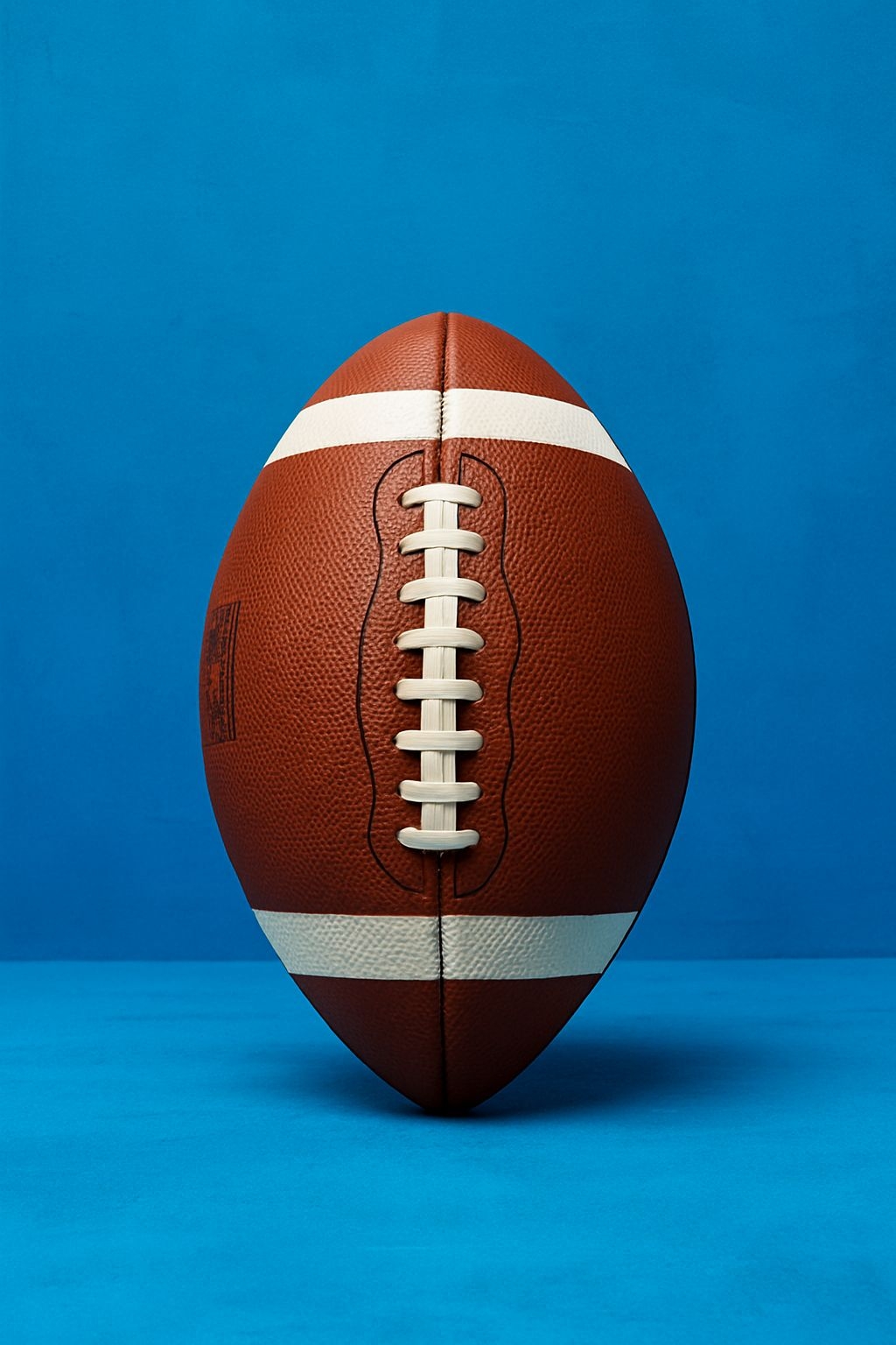 Traditional American Football on Sky Blue Background Phone Case Cover