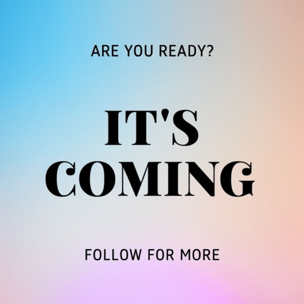 Minimalist Gradient Are You Ready Promotional Poster