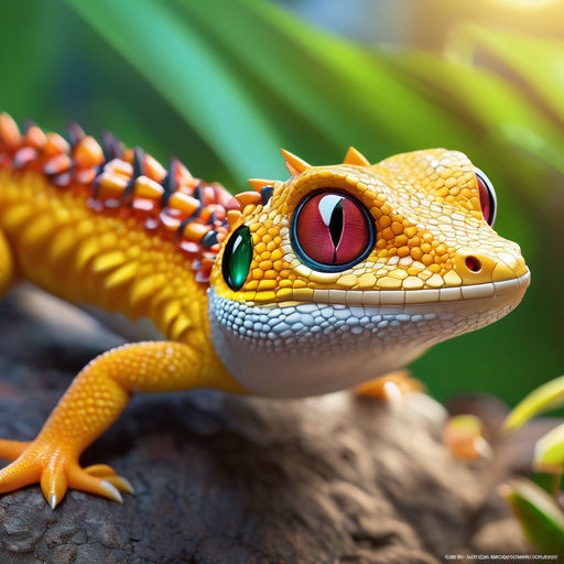 Cartoon style pokemon gecko like Pascal from Tangled by gabllo player ...