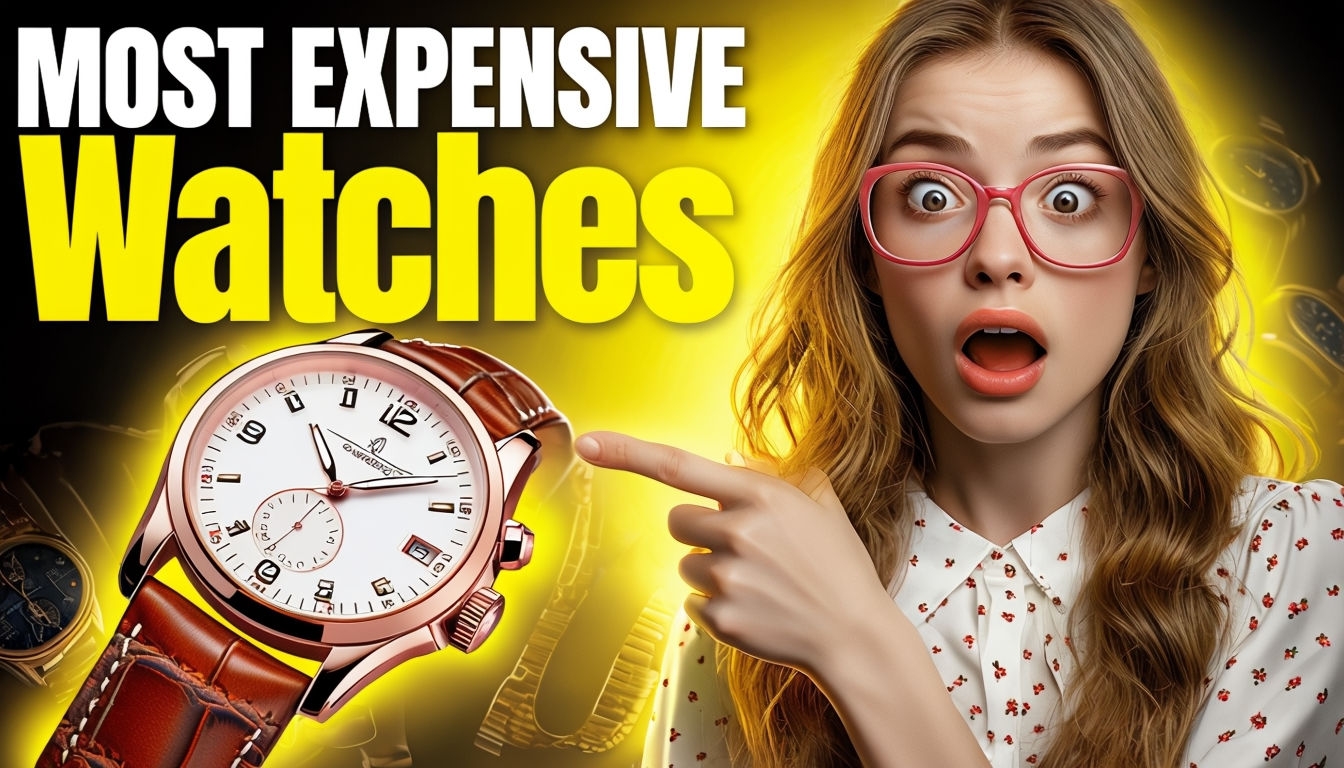 Most Expensive Watches Promotional Graphic Design Social Media Post