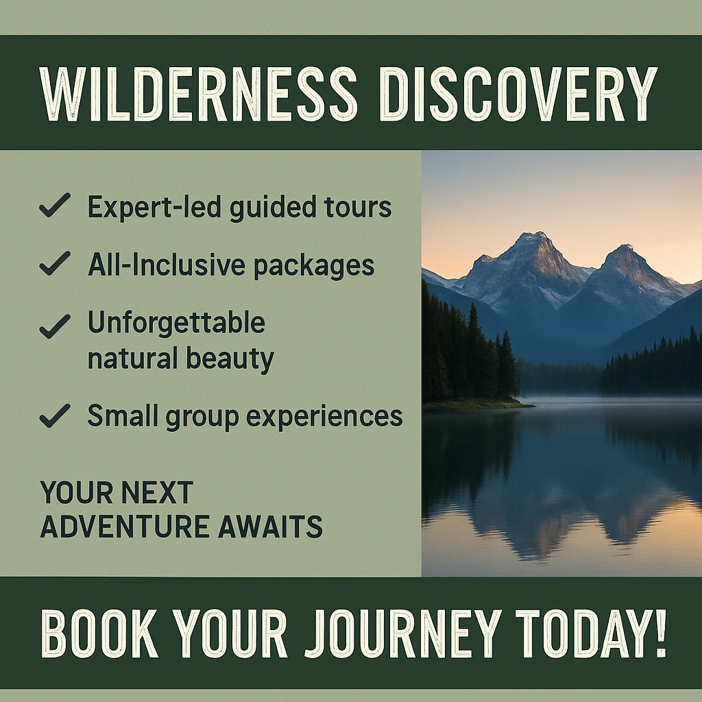 Wilderness Discovery Promotional Adventure Experience Poster