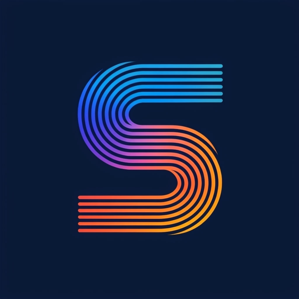 Vibrant Retro-Inspired S Monogram Logo Design for Modern Brands Monogram