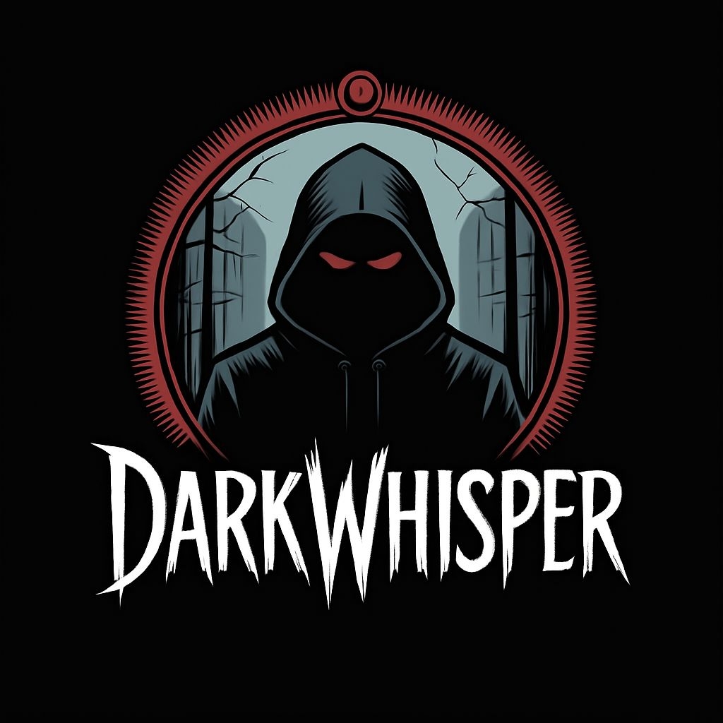 Eerie Hooded Figure with Glowing Red Eyes T-Shirt