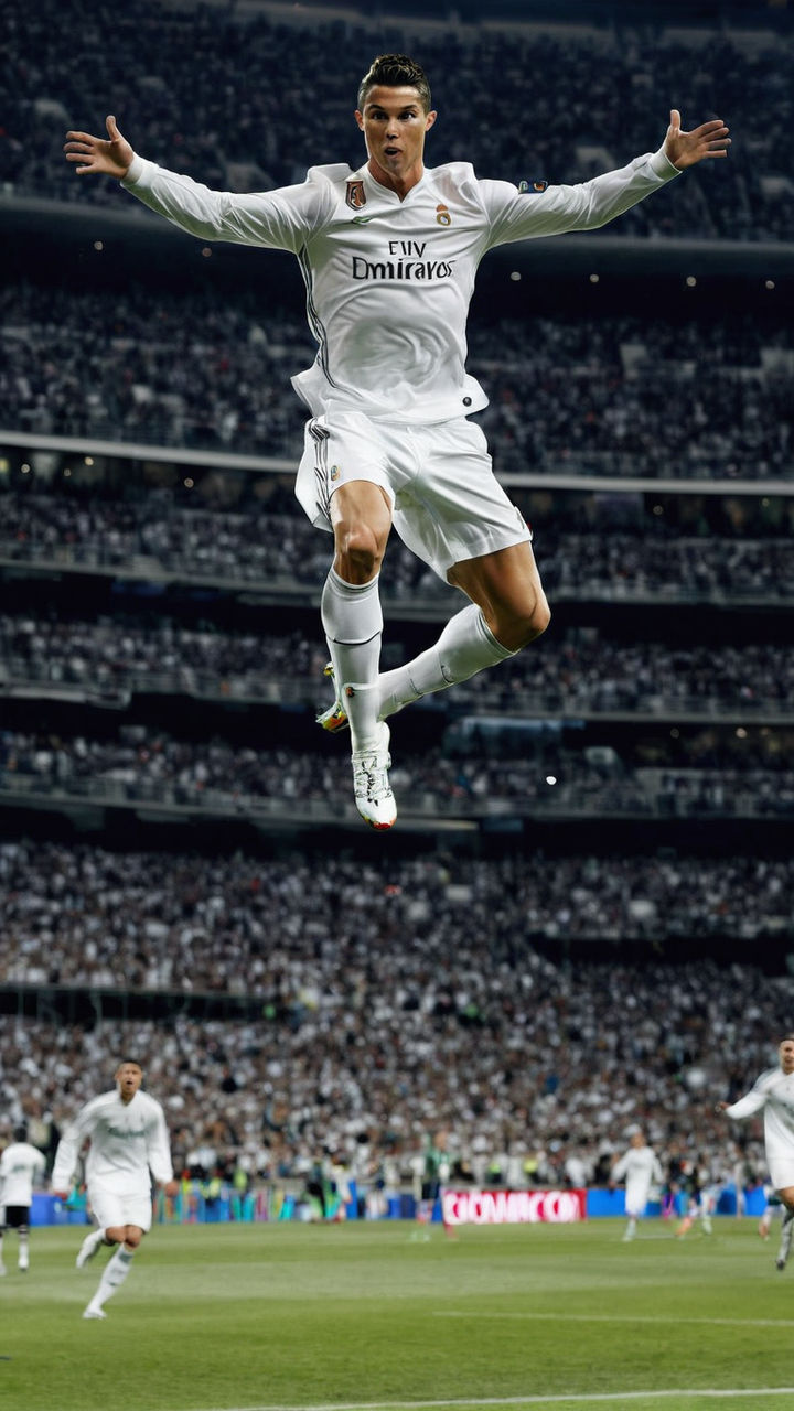 Cristiano ronaldo jumping by MAKWAN NAWZAD HAMASAED - Playground