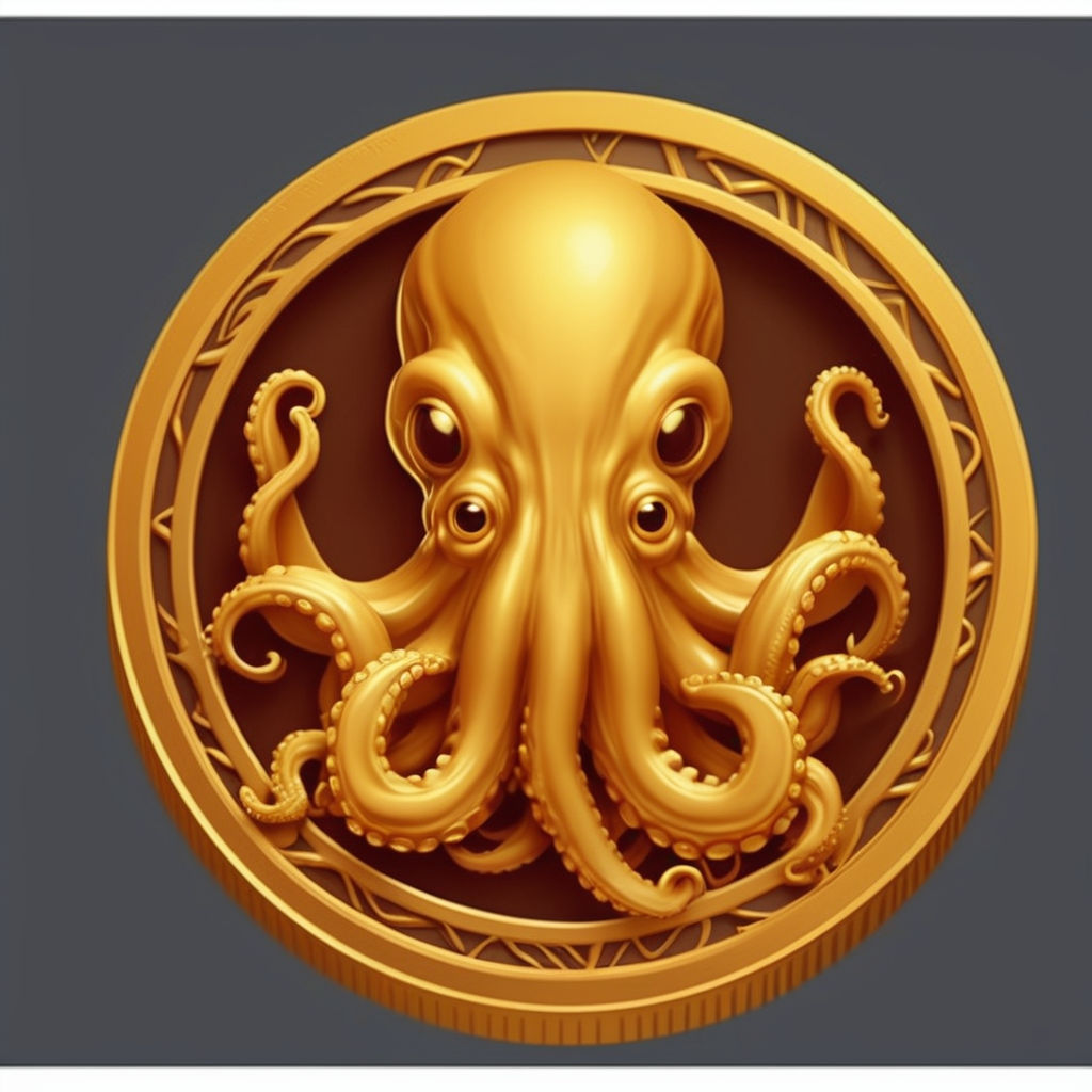 Kraken theme gold coin by Sandeep Patel - Playground