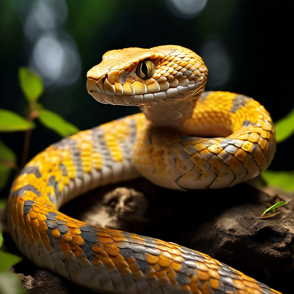 Wasuki Indicus Snake Hyper Realistic Walking Pic By Vivek Kumar 