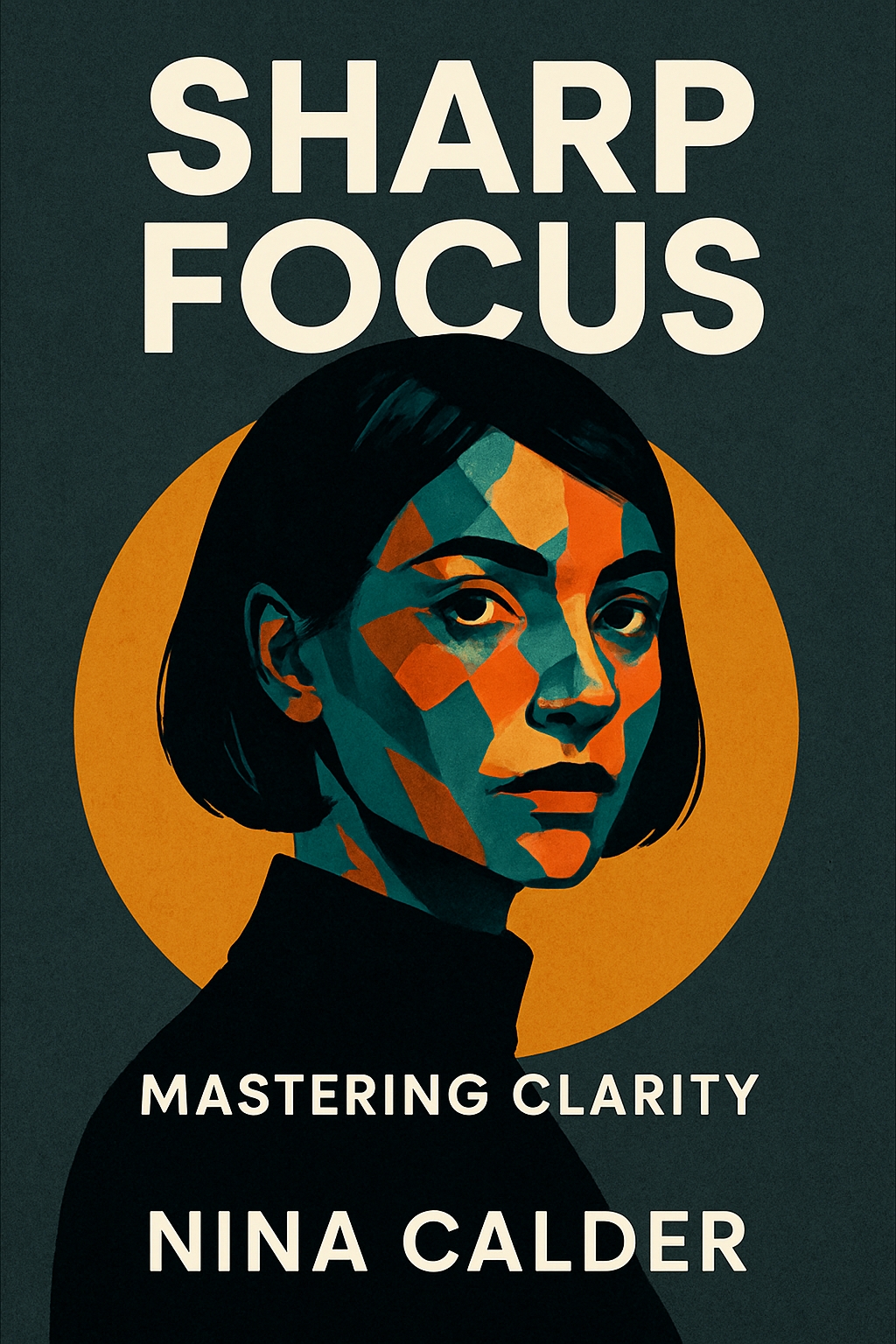 Stylized Portrait of a Young Woman for Sharp Focus eBook Cover