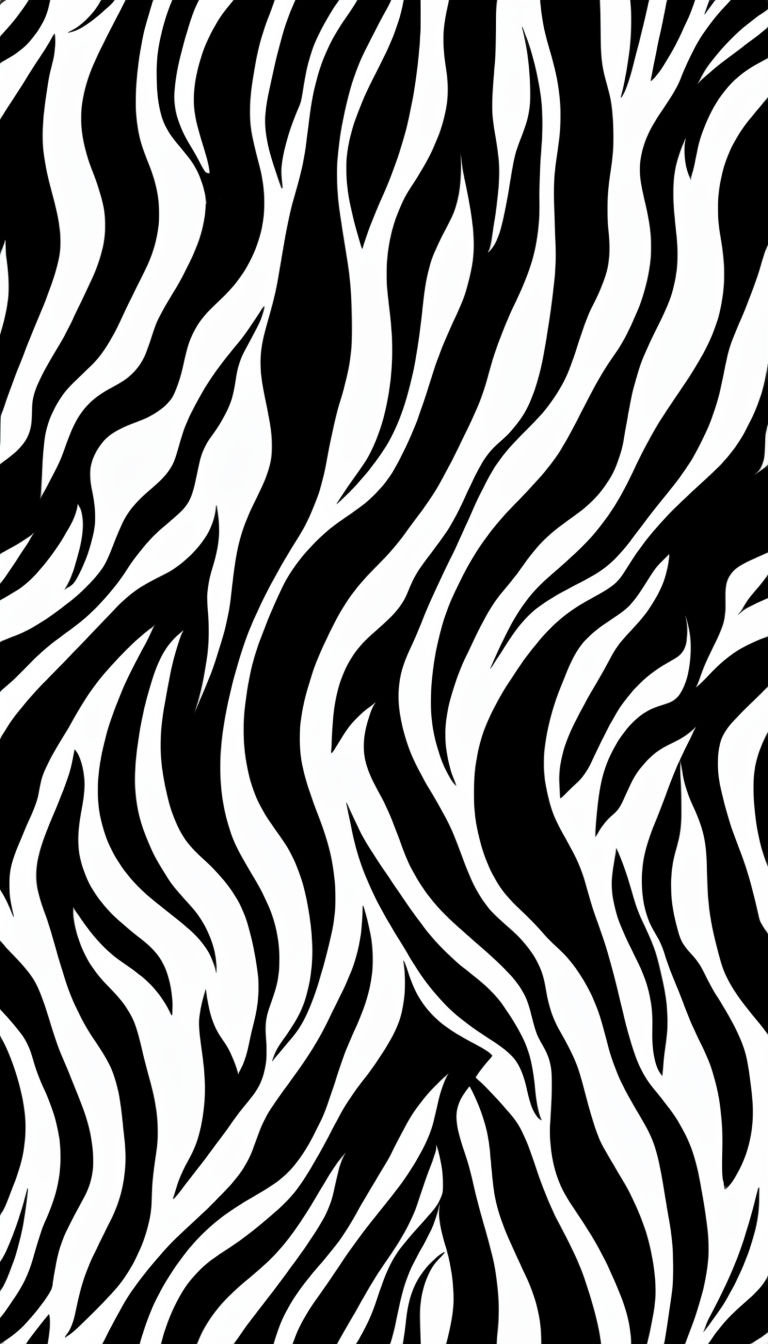 Modern Abstract Zebra Pattern Design for Phone Case Cover