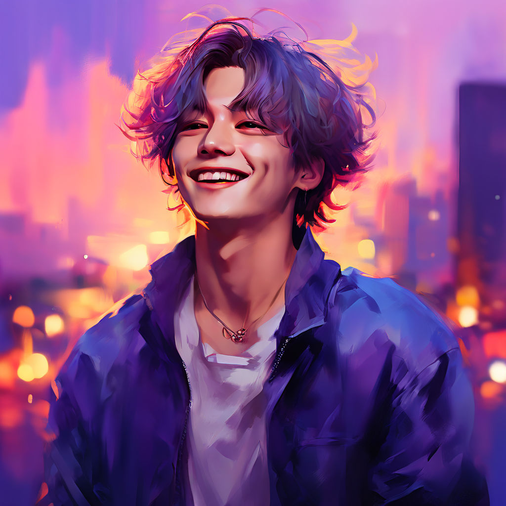 Portrait of V from BTS by 박성우 - Playground