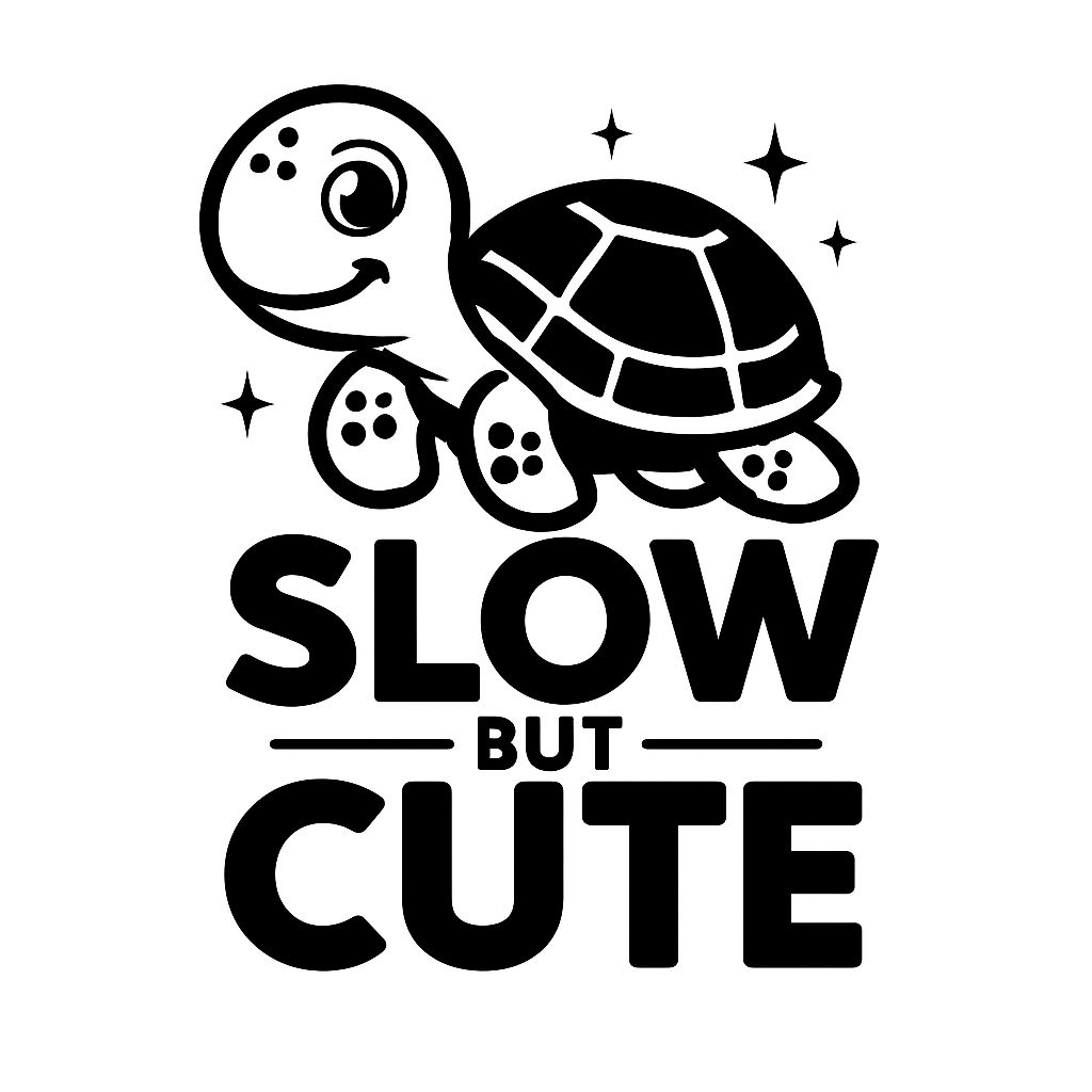 Cute Cartoon Turtle with Playful Expression Sticker