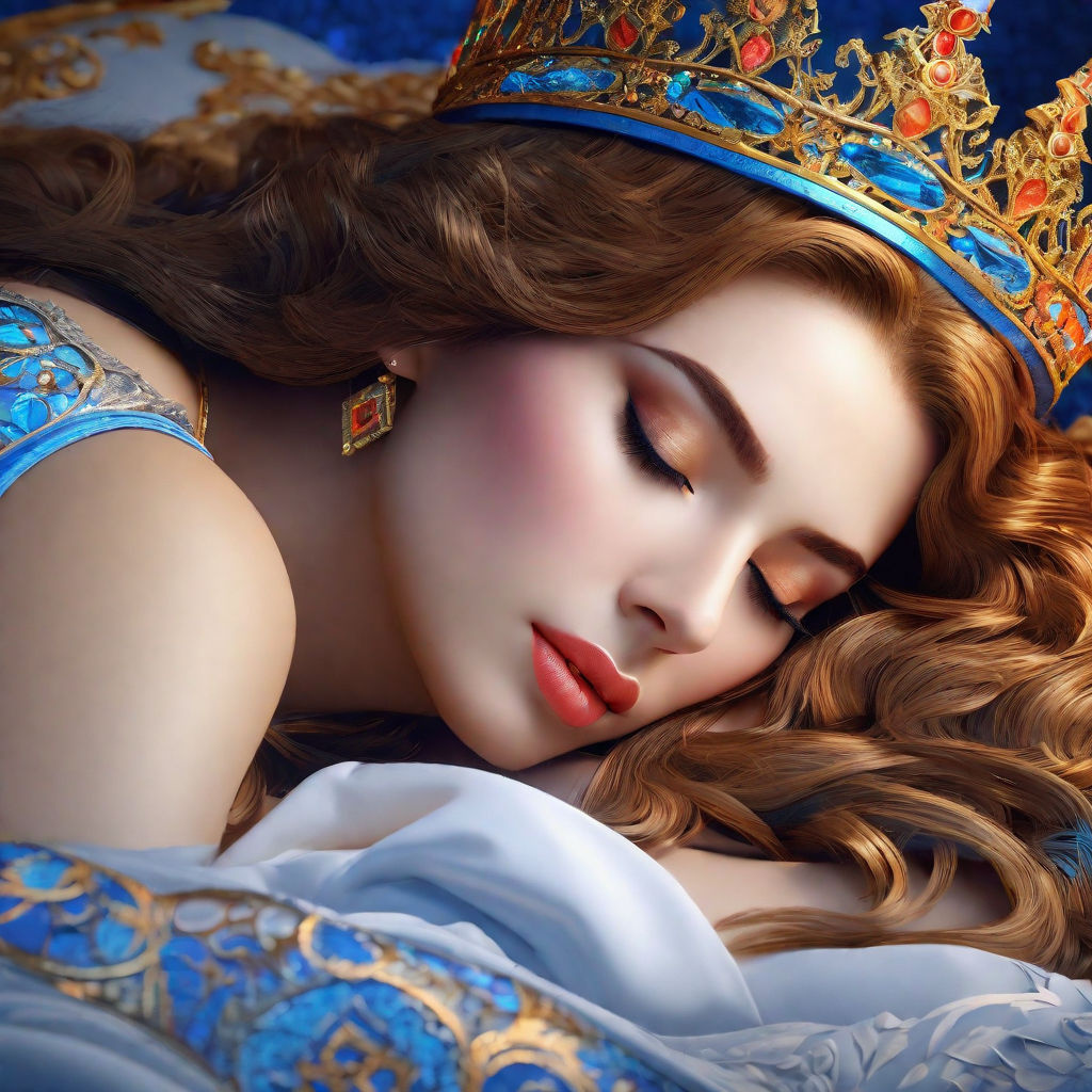 Beautiful sleeping princess by Alexandra Stenzel - Playground