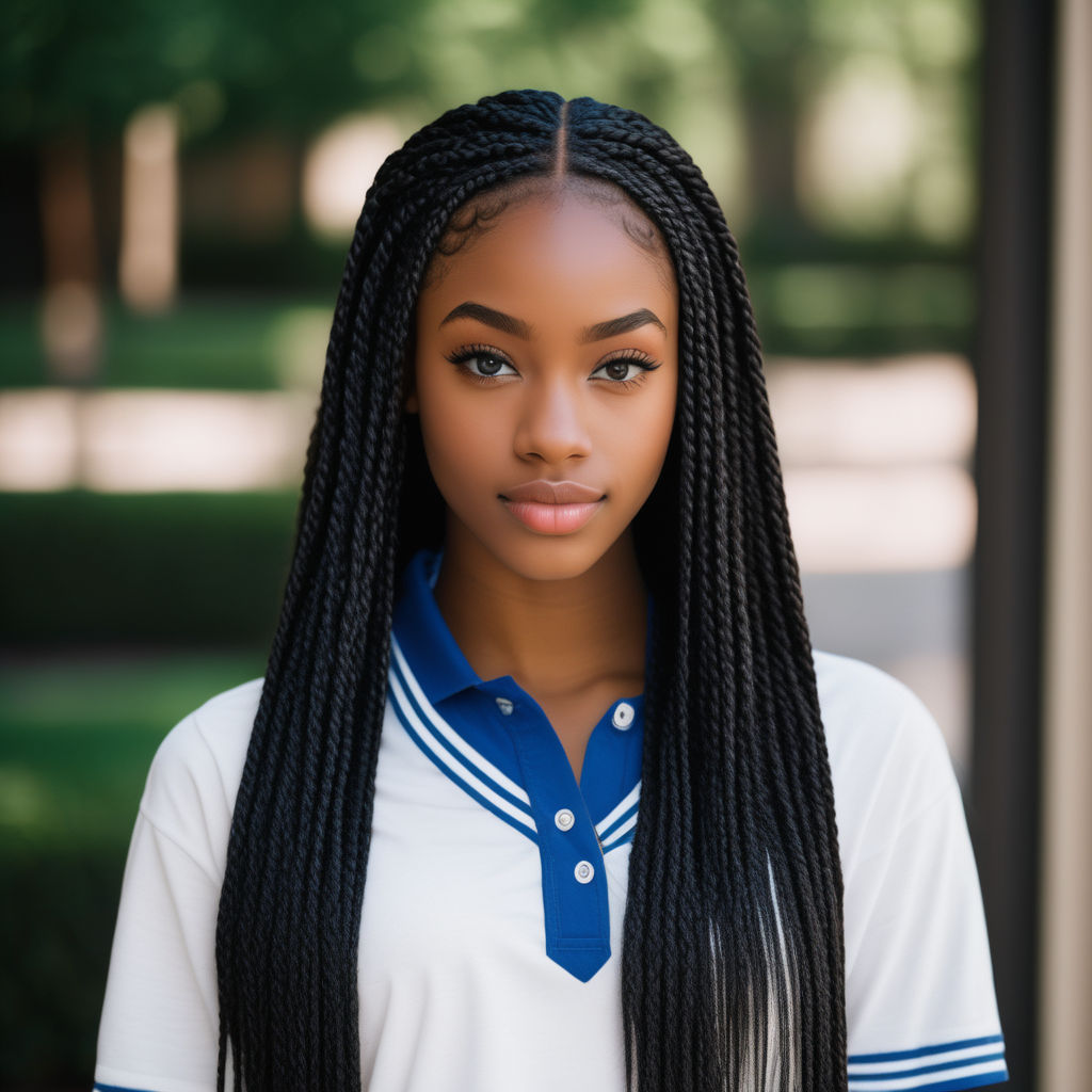 photo of beautiful 18-year-old black woman