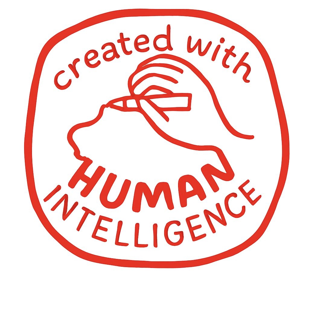 Minimalist Red Human Creativity Concept Illustration Sticker