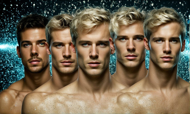 four beautiful young men by Fabio - Playground
