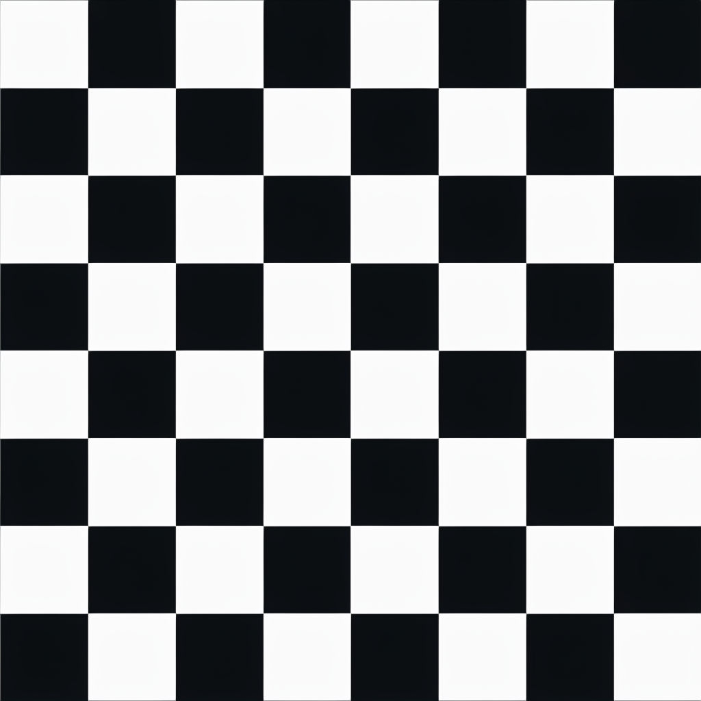 Timeless Black and White Chessboard Seamless Pattern