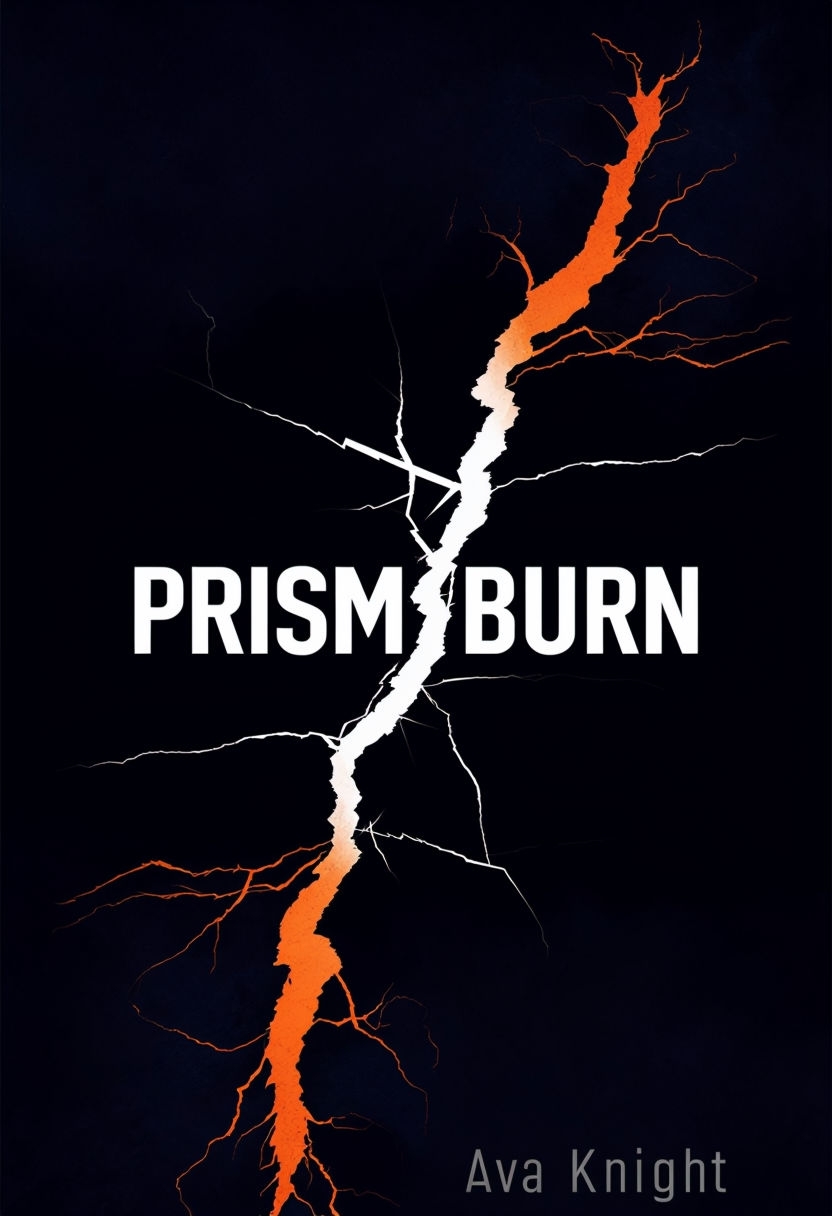 Prism Burn Bold Sci-Fi Thriller EBook Cover Design