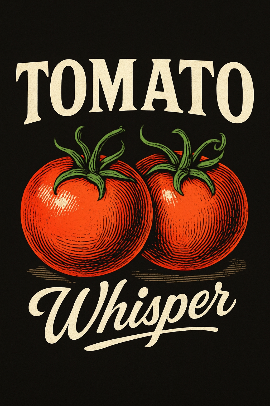 Vintage Tomato Illustration Retro Promotional T-Shirt