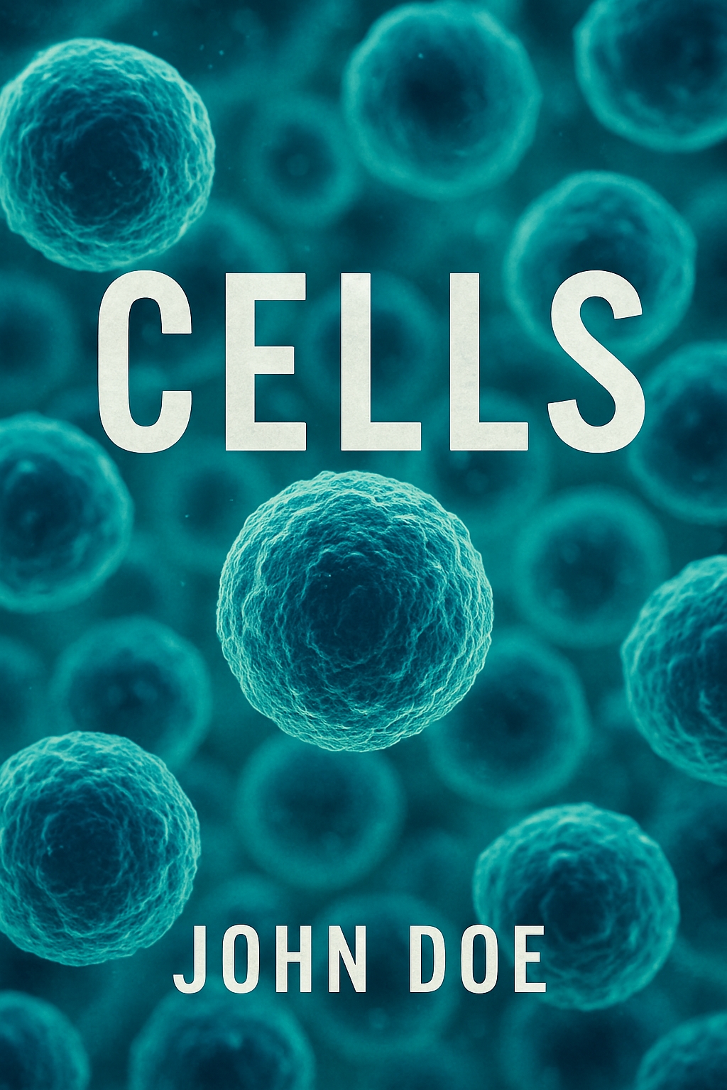 Striking Scientific Cells Illustration for Cellular Biology EBook Cover