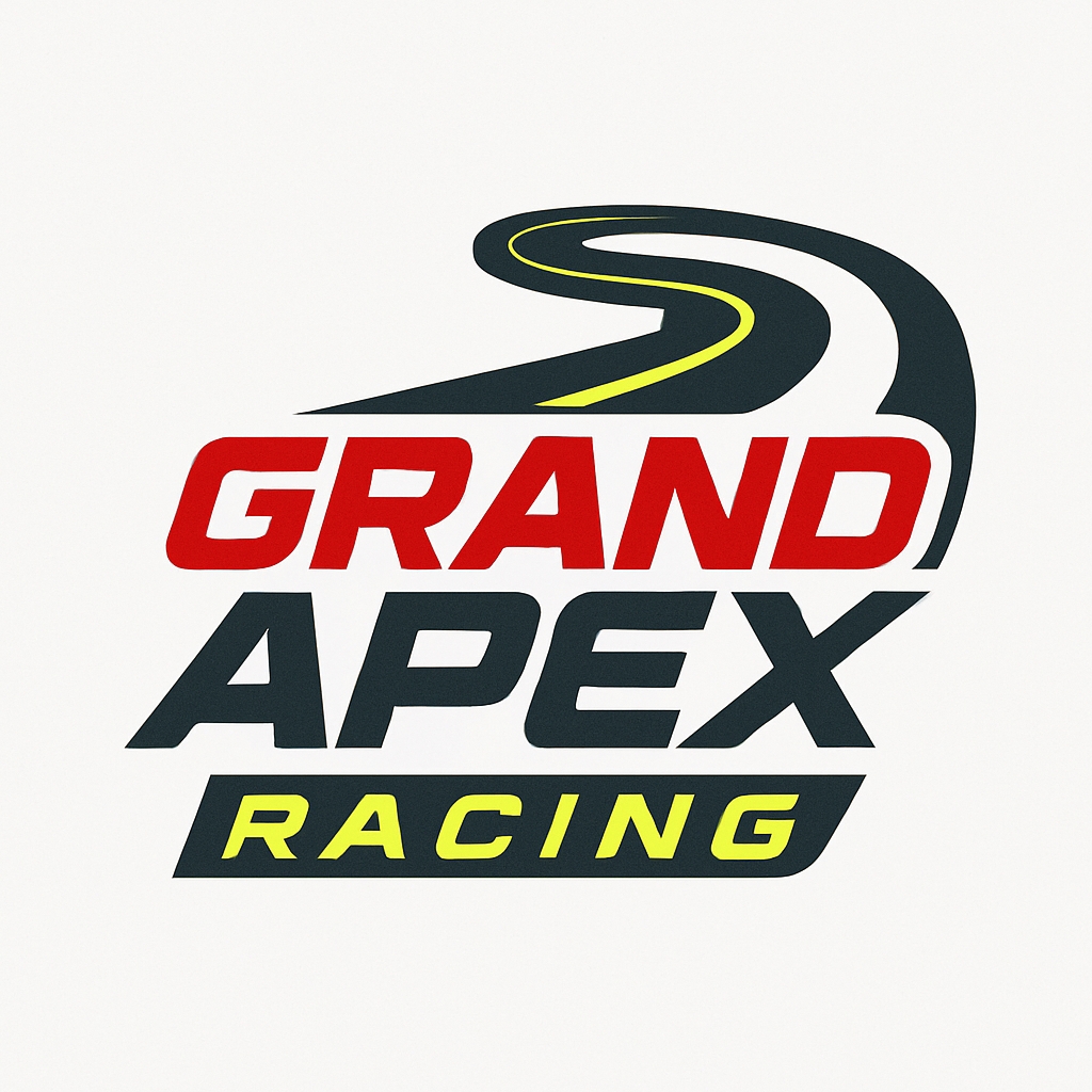 Dynamic Grand Apex Racing Logo Design for Hats