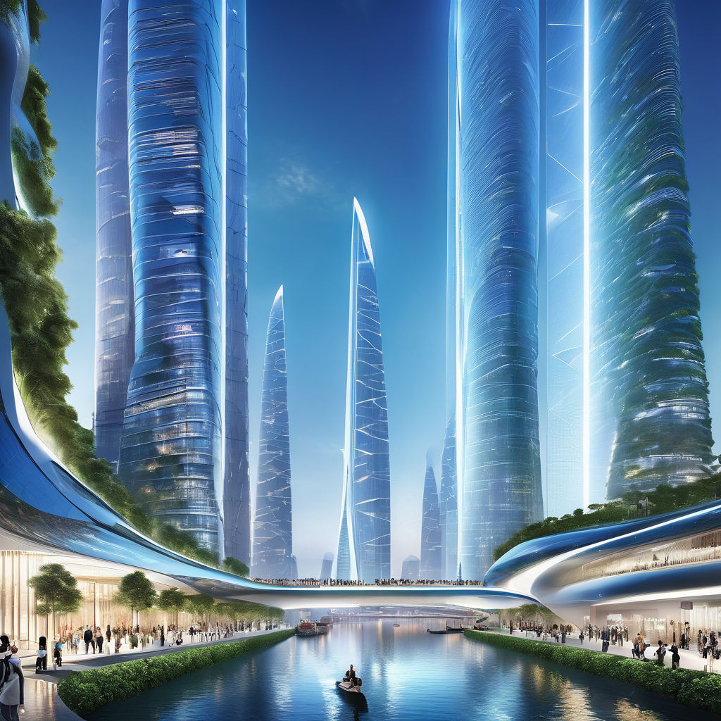 Future Guangzhou: modern architecture by 丁星城 - Playground