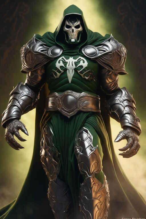 Doctor doom in demonic armour by Booherman - Playground