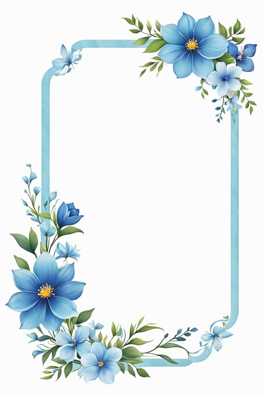 Beauty flower border frame by Gr AXO - Playground