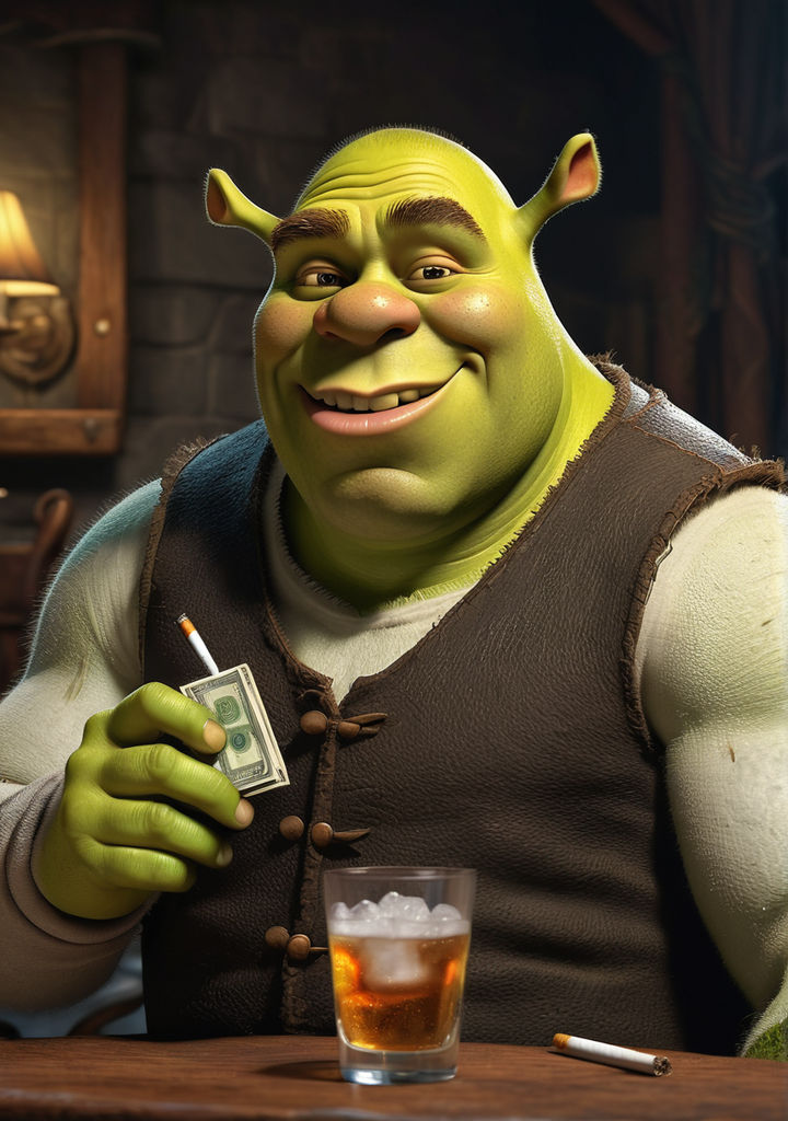 Shrek has a lot of money by Иван Маклаков - Playground