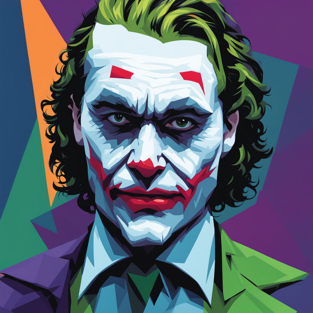 Details that evoke the character of Joker. wpap style by Ameer Khan ...