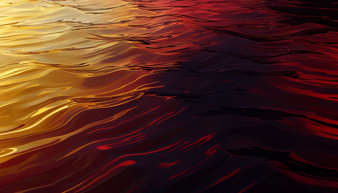 Dynamic Abstract Sunset Waves Colorful Background Design Virtual Backgrounds