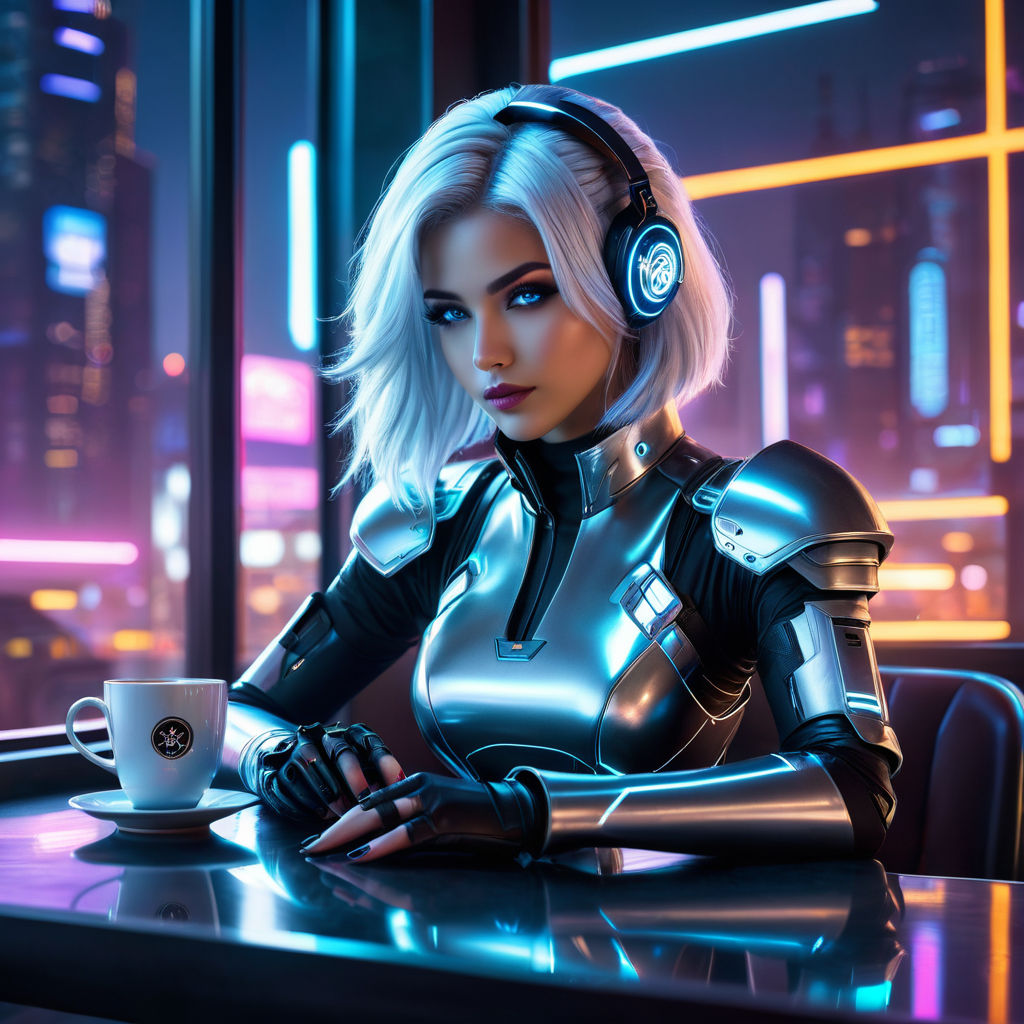 Silvery haired Cyborg Girl By Daniele Defilippi Playground silvery-haired-cyborg-girl-by-daniele-defilippi-playground