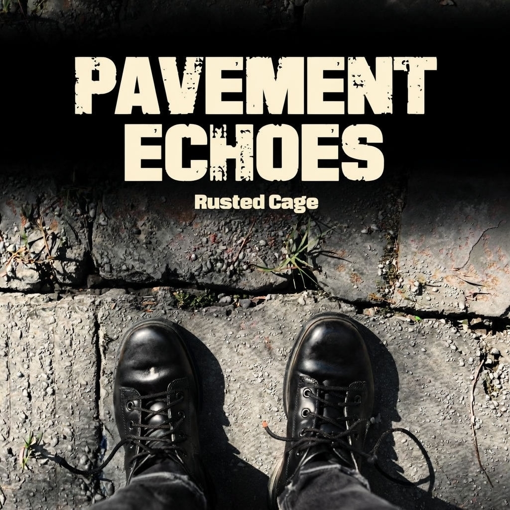 Pavement Echoes Gritty Alternative Rock Album Cover Design