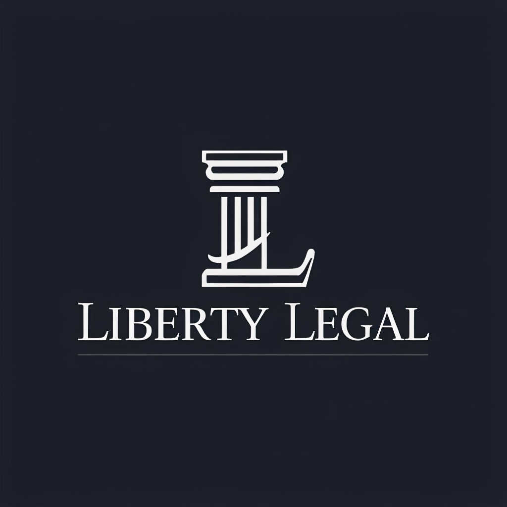 Minimalist Timeless Logo Design for Liberty Legal Law Firm Logo