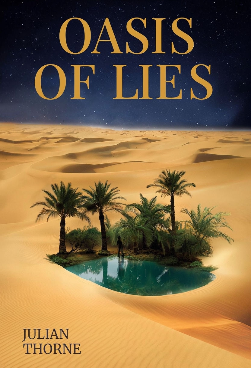 Oasis of Lies: Romantic Suspense in a Hidden Desert EBook Cover