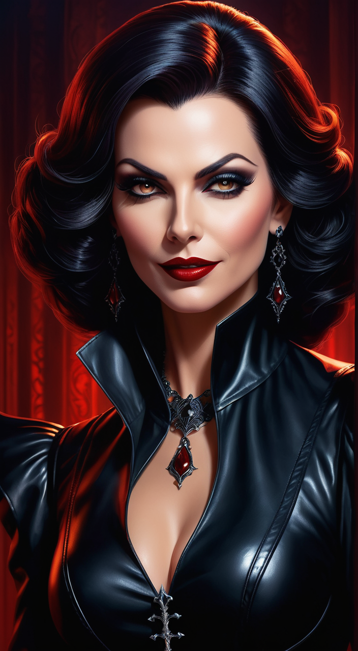 Portrait Of An Evil Stepmother Clad In Leather By Christian Rieger Playground 2261