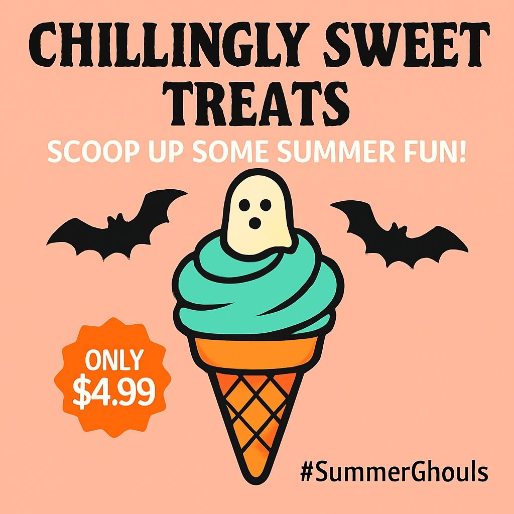 Chillingly Sweet Treats Halloween Ice Cream Promotion Social Media Post
